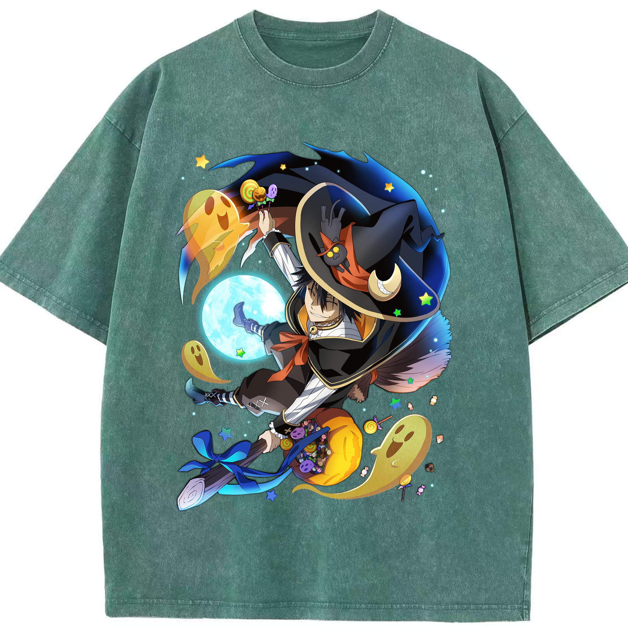 （画像用） 文豪ストレイドッグス Bungo Stray Dogs 綿100% ヴィンテージ風 半袖Tシャツ（フロントプリント）